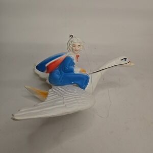 Vintage Mother Goose Crib Mobile Blow Mold Plastic Nursery Rhymes Replacement
